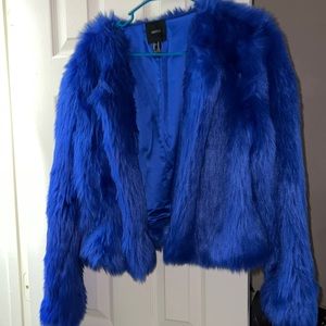 Forever 21 faux fur jacket